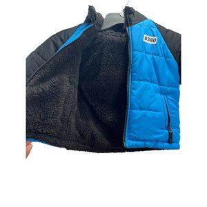 FALLS CREEK KIDS JACKET DOBLE VIEW SIZE 2T COLOR BLUE AND BLACK